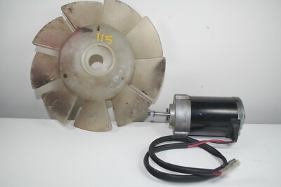 Maserati Ducellier Fan Motor & Moplen Fan Blade 