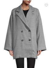 Free People Hannah Slouchy Soft oversized loose fit Blazer Gray NWT Size M