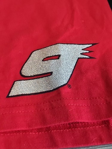 Nascar Winner's Circle Ladies Collection L T-shirt Bud #9 Kahne Red Graphic - Picture 6 of 18