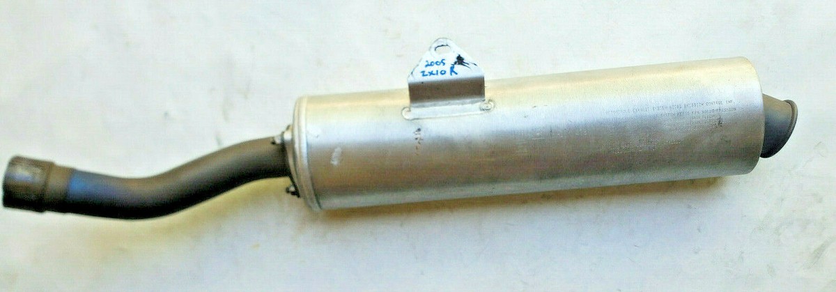【229】ٍٛ . ̫ . ٛ ٍ 様 Kawasaki 2004 05 ZX10R Ninja Muffler Exhaust Slip On Pipe OEM