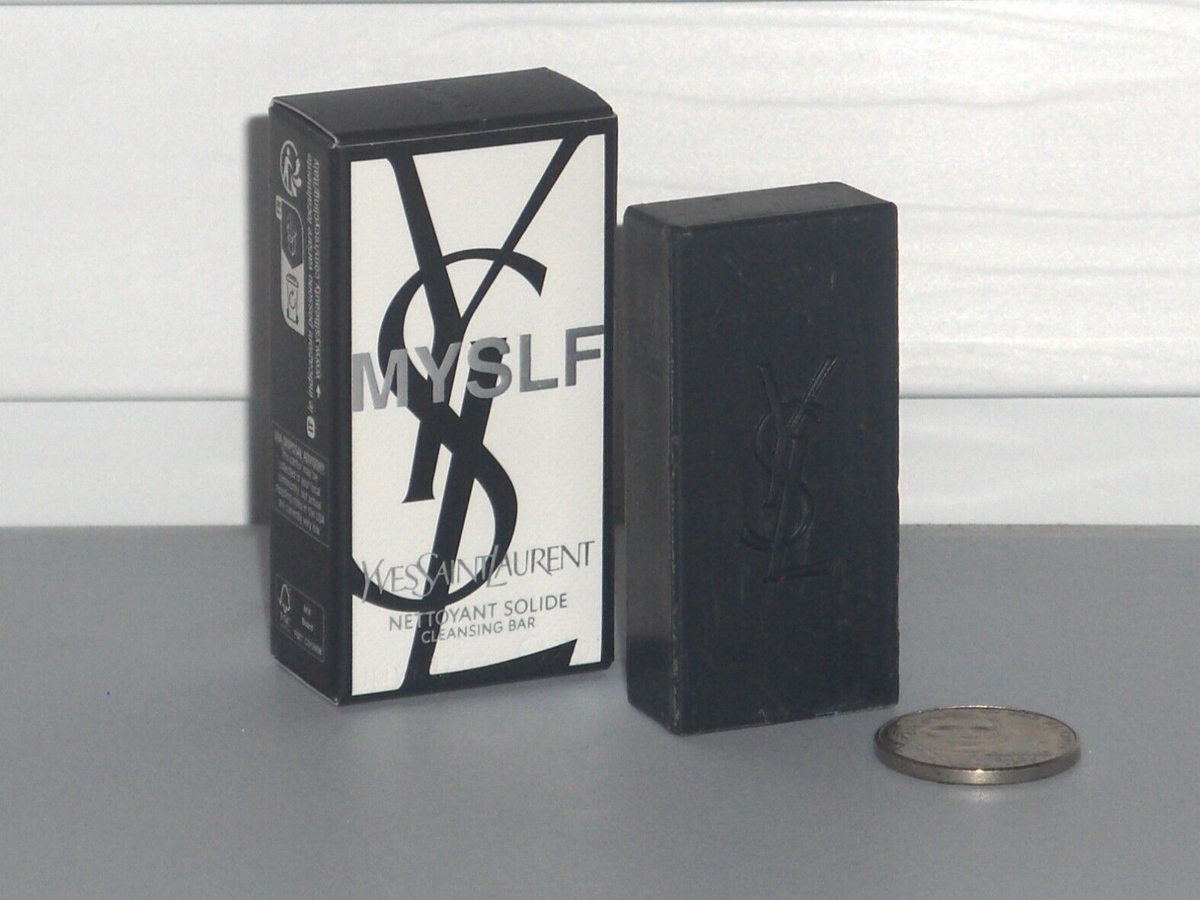 MYSLF YVES SAINT LAURENT YSL Men's Mini Cleansing Soap Bar, Travel
