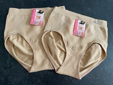 Lot De 2 Culottes Gainantes Taille Haute STV XL(42/44),effet push up