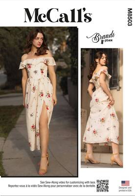 Schnittmuster Damenkleid mit Miederoberteil Brandi Joan McCalls mc8503 32-40/42-