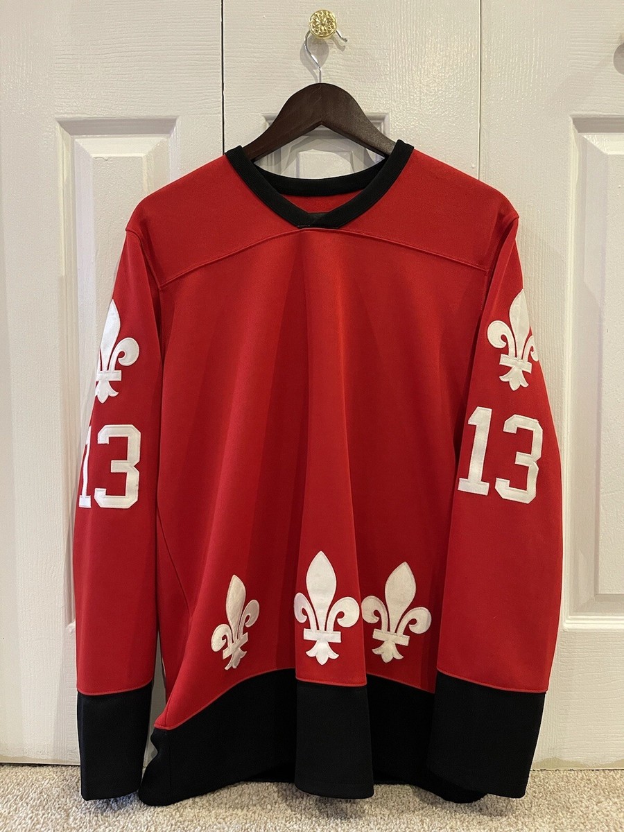 Rare! Supreme Fleur de Lis Hockey Jersey Size Large Red Rare! Supreme Fleur de Lis Hockey Jersey Size Large Red