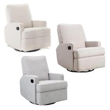 Obaby Madison Swivel Glider Recliner Chair - Baby Nursing Feeding and Relaxing