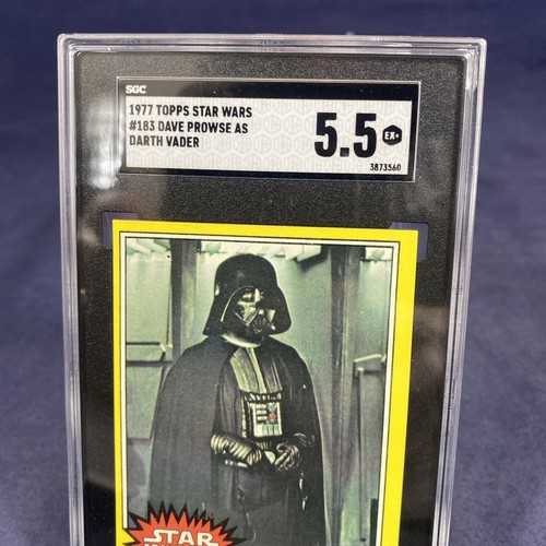 1977 Topps Star Wars Dave Prowse as Darth Vader #183 PSA 7 02ka - Picture 2 of 7