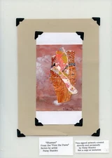 Art-A mini art paper -collage-Original "Shaman"