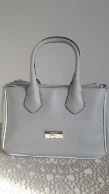 Mattiolo Tasche grau-weiß, neu ohne Etikett