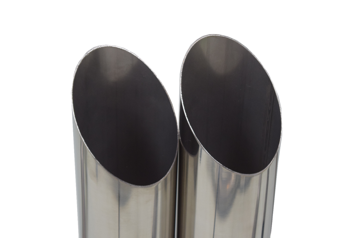 Dodge Ram 1500 Truck 04-08 2.5 Dual Exhaust Kits Flowmaster Super 44 Slash Tip