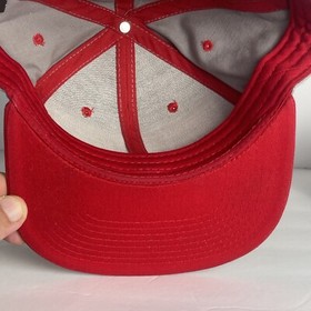 Nintendo Controller Hat Cap Snap Back Mens Gray Red Flat Bill Video Games NES