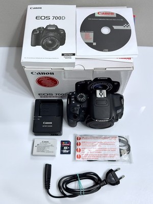 Digitalkamera Canon EOS 700D/FULL-HD/Body/Schwarz