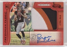 2019 Certified Freshman Fabric Signatures Mirror Red 76/199 Ryan Finley Auto 1u6