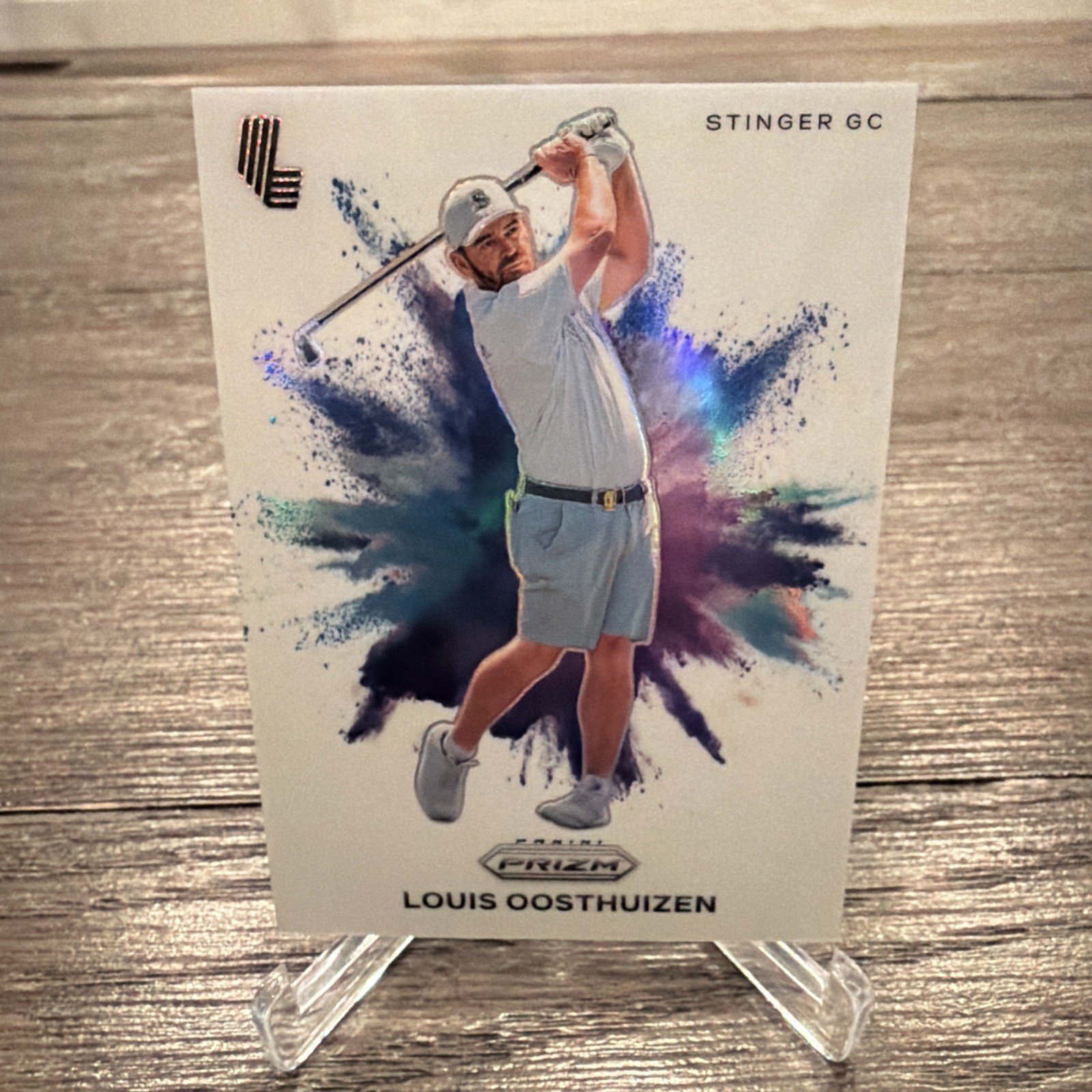2024 Panini Prizm Liv Golf - Color Blast Louis Oosthuizen #7 MAJOR CASE HIT