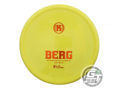 NEW Kastaplast K1 Berg 173g Yellow Orange Foil Putter Golf Disc