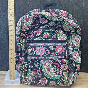 Vera Bradley Petal Paisley Print Travel Bag Womens Large Quilted Campus Backpack Vera Bradley | Bags | Vera Bradley Petal Paisley Print  main image 3