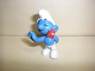 20019 Blumenschlumpf Schlumpf Peyo W. Germany Schlümpfe Smurfs