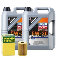 Motoröl 5W30 LIQUI MOLY Leichtlauf Special Tec Ll 10L +MANN Ölfilter Motoröl 5W30 LIQUI MOLY Leichtlauf Special Tec Ll 10L +MANN Ölfilter