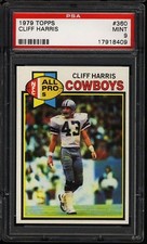 1979 TOPPS #360 CLIFF HARRIS DALLAS COWBOYS HOF SHARP PSA 9 SHOULD BE PSA 10!!!