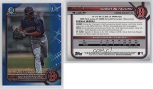2022 Bowman Chrome Prospects Blue Refractor /150 Eddinson Paulino #BCP-175