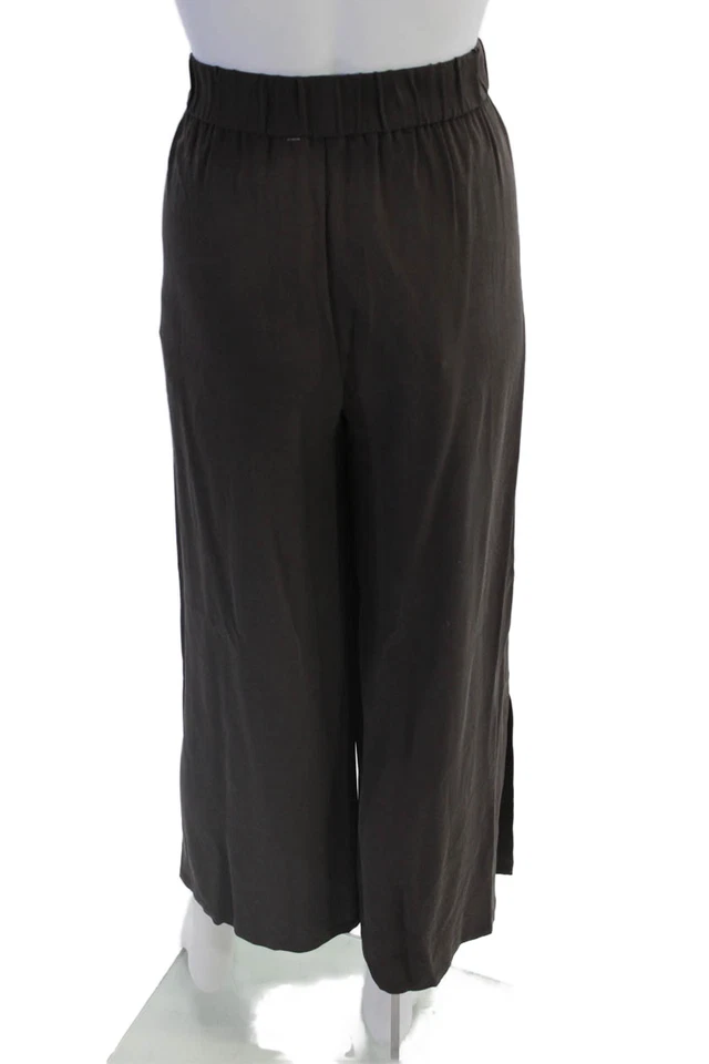 Eileen Fisher Women Dress Pants Dark Gray 100% Silk Petites Size XS - Image 3 of 4