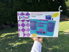 Vintage KoolShades Alaron AM/FM Clock Radio Stereo Cassette Player NEW Sealed