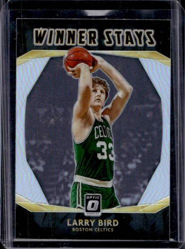 2020-21 Panini Donruss Optic Larry Bird Winner Stays Holo Prizm #19 Celtics