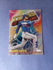 2026 Topps Titans of the Game Juan Soto - Crackle Foil