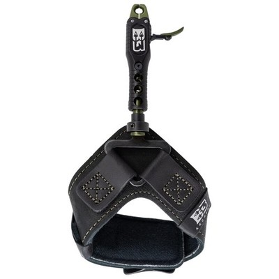 B3 Archery Clash Dual Caliper Release with Swivel Connector, Black (CLSH-SC)
