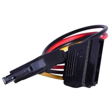 6" SATA Power 15-pin Male Female Extension Cable Extra Length for HDD SSD