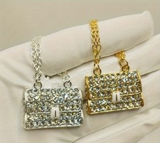 MINIATURE WORLD  STUNNING CRYSTAL RHINESTONE BAG 1/6 Suit SINDY BARBIE Or OTHERS
