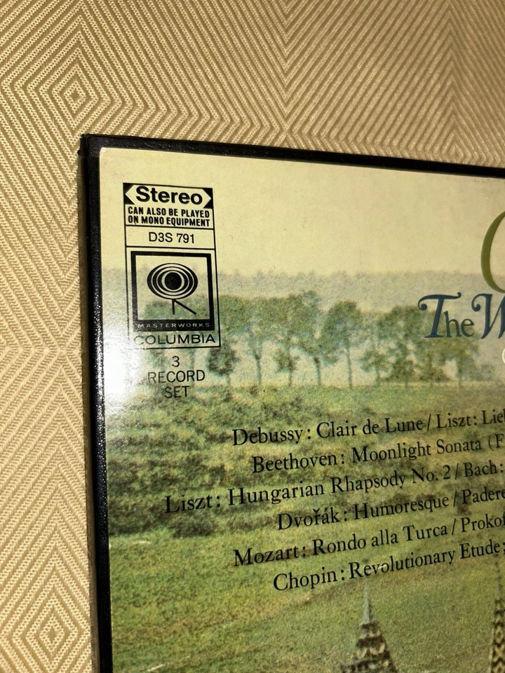 Philippe Entremont Worlds Favorite Piano Music 3 Lp Box Ex++ Vinyl Clair de Lune - Image 4 of 4