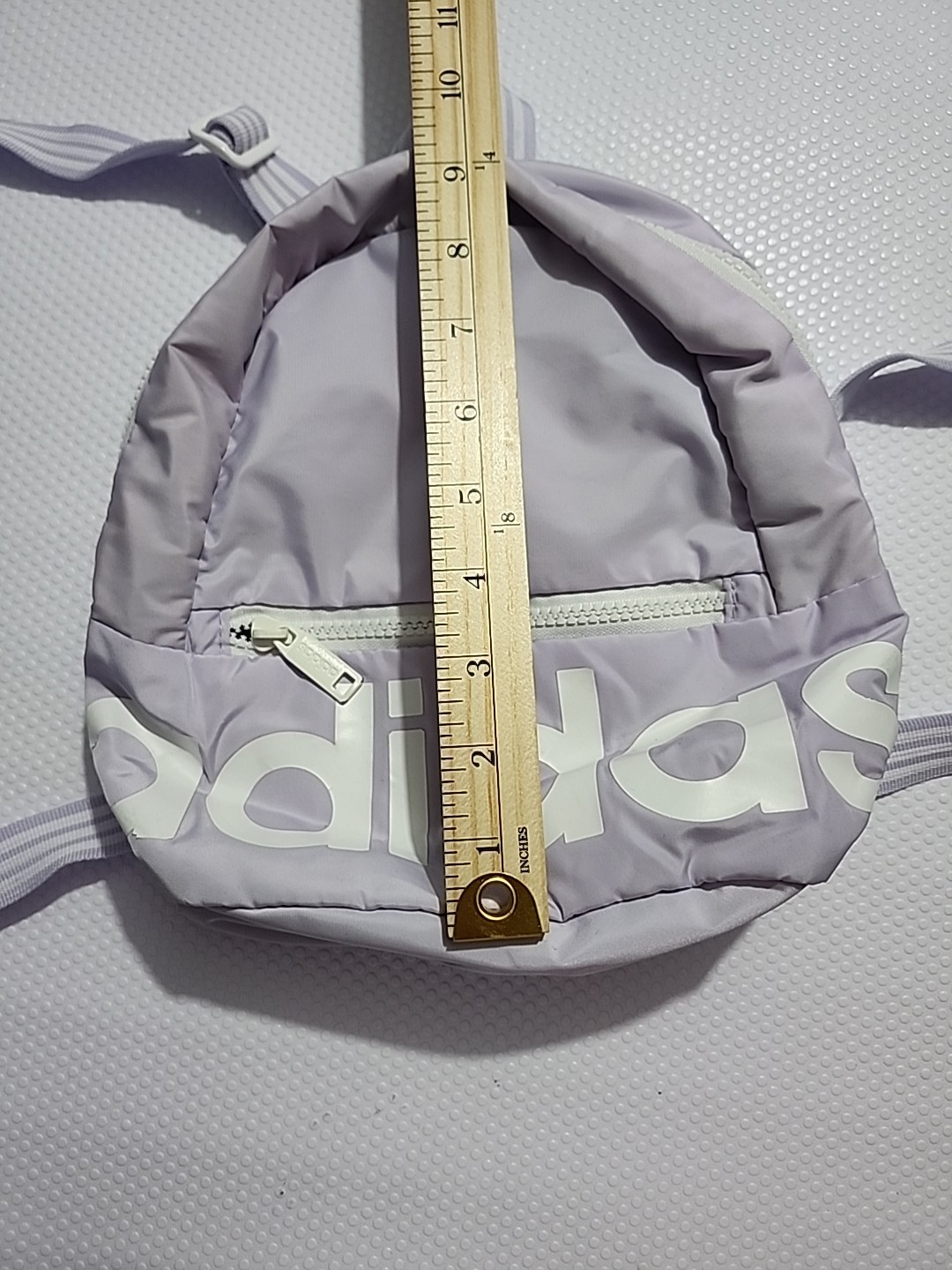 Adidas Pre Owned Linear Mini Backpack purple hue … - image 13