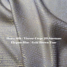 45''Wide 20MM Heavy Silk Crepe Fabric Natural Silk Viscose Material Evening Gown
