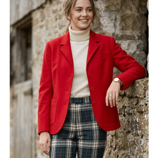 Pendleton size M red wool blazer preppy old money