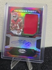 2025 Panini Certified Freshman Fabric Mirror Signatures Jalen Royals Purple /399