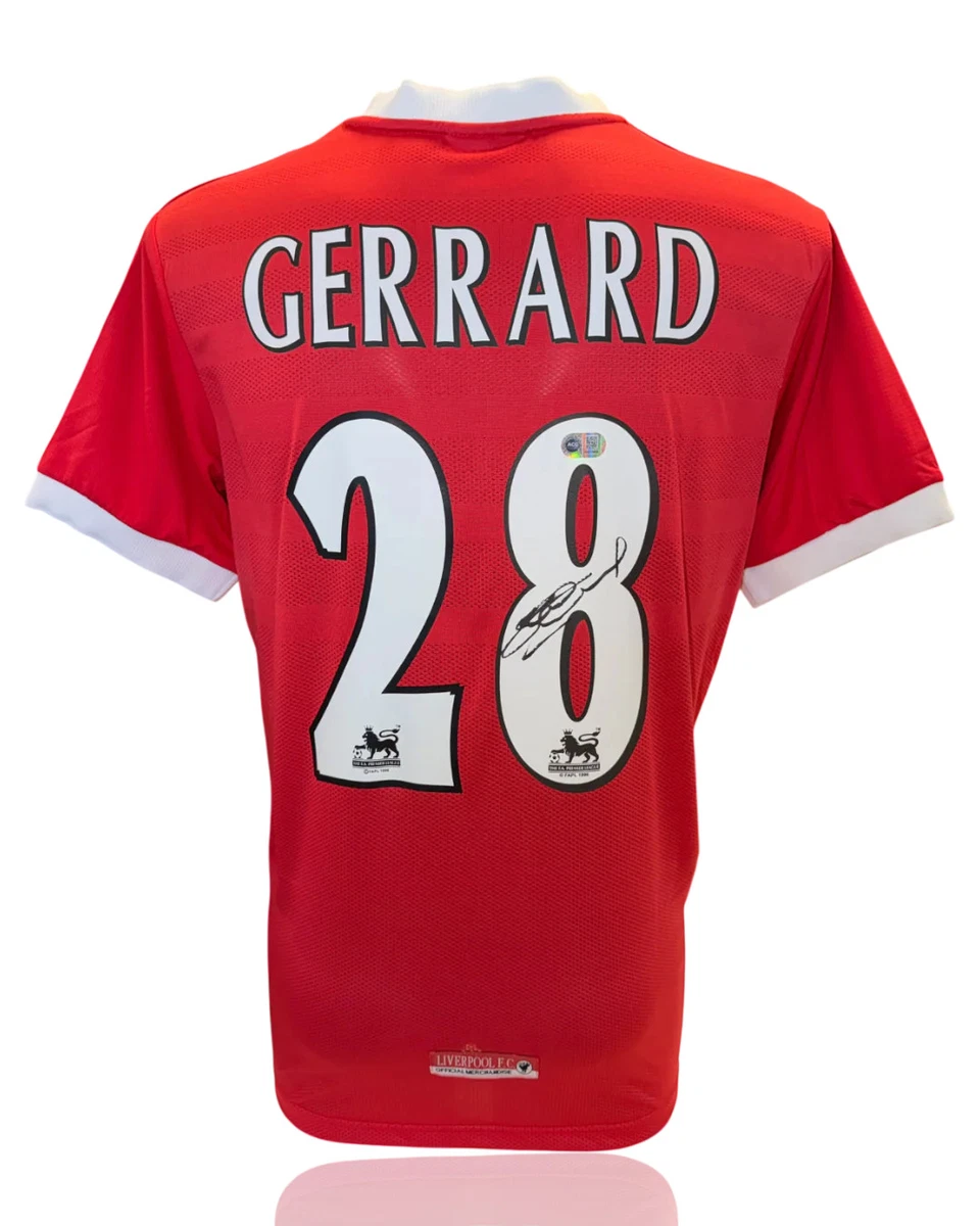 Quadro Futebol Decoração Vintage Steven Gerrard Retro