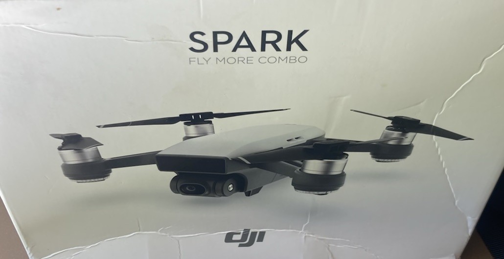 DJI Spark, Mini Drone Sky Blue Model MM1A With Bag And