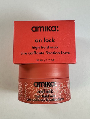 Amika On Lock High Hold Wax 1.7oz NEW IN BOX