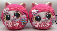 Pets Alive Smitten Kittens Surprise Mystery Plush Pet Cat Interactive, PACK OF 2