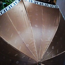 FENDI Zucca Umbrella Fashion Accessory Elegant Ready to Use Authentic