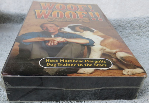 NOS - WOOF! WOOF!!, Uncle Matty's Guide to dog training, VHS, New, Sealed,
