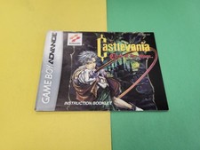 Castlevania Circle of the Moon Game Boy Advance Instruction Manual Booklet ONLY