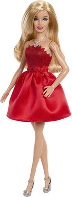Mattel Collectible - Barbie Ruby Red Doll, Mattel 80th Anniversary [Used Very Go