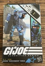 G.I. Joe 105 JASON SHOCKWAVE FARIA NEW FIGURE CLASSIFIED SERIES