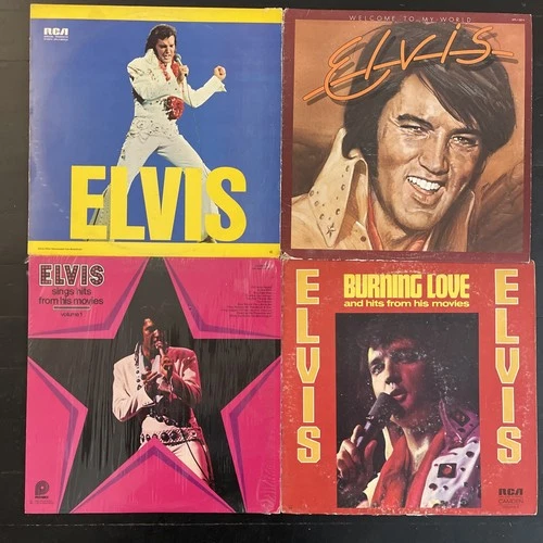 Elvis Presley Collection Lot of 4 Vinyl, LP  Burring Love