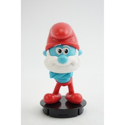 Snapco Papa Smurf Figure 2023 Paramount Pictures Movie Collectible Cup Topper
