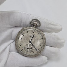 1924 Elgin Gr. 303 Pocket Watch 14k Gold Filled Engraved Case 12s 7J Runs