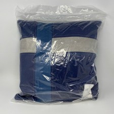 Saro Lifestyle Lancaster Ombre Throw Pillow Navy 20x20 Oversize