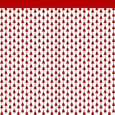 2 Pack 3.2ft x 6.6ft Christmas Metallic Foil Fringe Curtain Christmas Tree Red