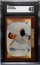 1955 Bowman - Yogi Berra #168 Graded SGC 4